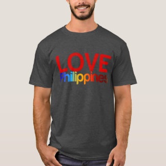 Liebe Philippinen Retro T-Shirt