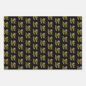 Liebe - Philippinische Flagge Typografie Kunst Geschenkpapier Set (Vorderseite 2)