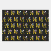 Liebe - Philippinische Flagge Typografie Kunst Geschenkpapier Set (Vorderseite)