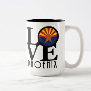 LIEBE Phoenix, Arizona Zweifarbige Tasse