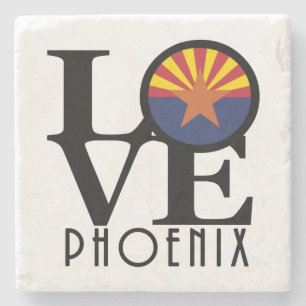 LIEBE Phoenix Stone Untersetzer