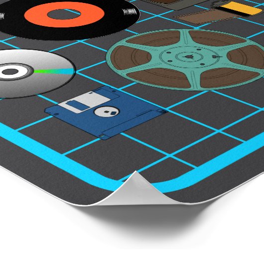 Liebe Physikalische Medien Poster (Ecke)