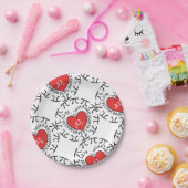 Liebe Pi 3.14 Papierplatte Pappteller (Party)