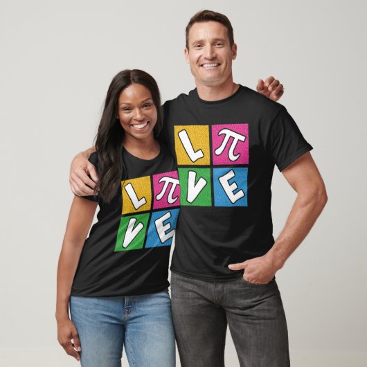 LIEBE PI Pop Art Match Design T-Shirt (Unisex)