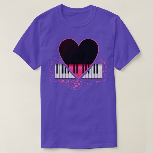 Liebe Pianist T-Shirt (Design vorne)