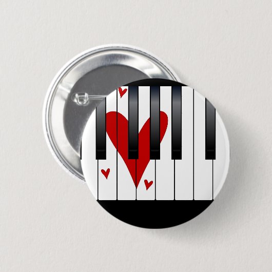 Liebe Piano Button (Vorne & Hinten)