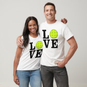 Liebe Picklebal - Schwarzer Text T-Shirt (Unisex)