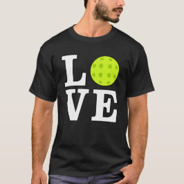 Liebe Picklebal - Weißer Text T-Shirt