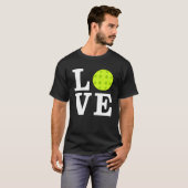 Liebe Picklebal - Weißer Text T-Shirt (Vorne ganz)