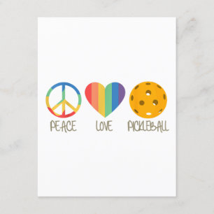 Liebe Pickleball Begleitkarte