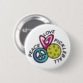 Liebe Pickleball Button (Vorne & Hinten)