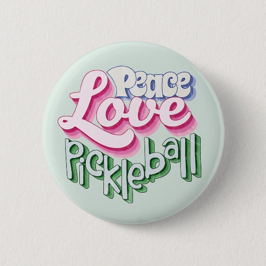 Liebe Pickleball Button (Vorderseite)