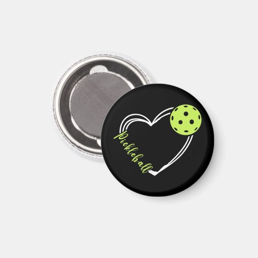 Liebe Pickleball Frauen Magnet (Vorderseite/Rückseite)