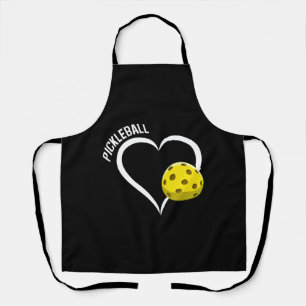 Liebe Pickleball Fun Gift Schürze