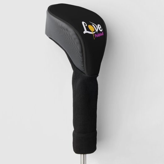 Liebe Pickleball Golf Headcover (angewinkelt)
