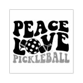 Liebe Pickleball Gummistempel (Prägung)