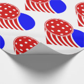 Liebe-Pickleball-Herz Geschenkpapier (Ecke)