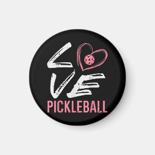 Liebe Pickleball Herzstück Pickle Ball Girl Magnet