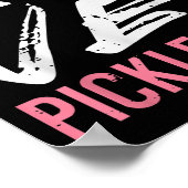 Liebe Pickleball Herzstück Pickle Ball Girl Poster (Ecke)