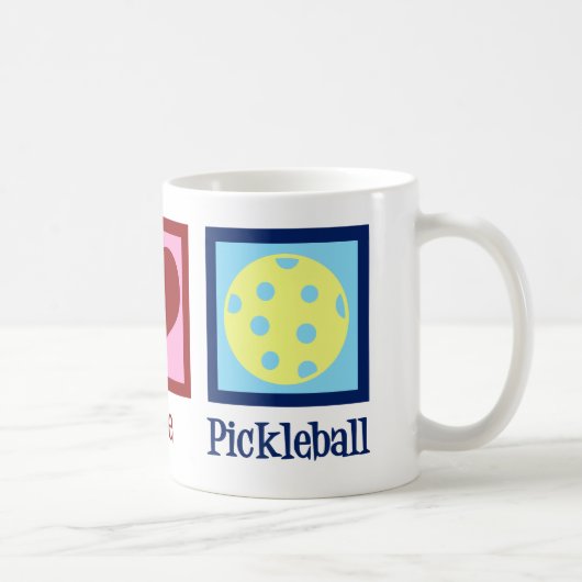 Liebe Pickleball Kaffeetasse (Rechts)