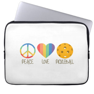 Liebe Pickleball Laptopschutzhülle