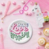 Liebe Pickleball Pappteller (Party)