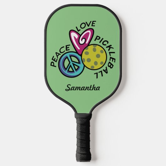 Liebe Pickleball Personalisiert Pickleball Schläger (Vorderseite)