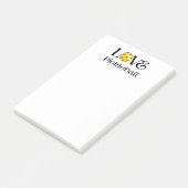 Liebe Pickleball Post-It Notes for Pickleball Gift Klebezettel (angewinkelt)