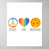 Liebe Pickleball Poster (Vorne)