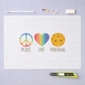 Liebe Pickleball Seidenpapier (Handwerk)