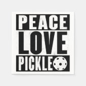 Liebe Pickleball Serviette (Vorderseite)