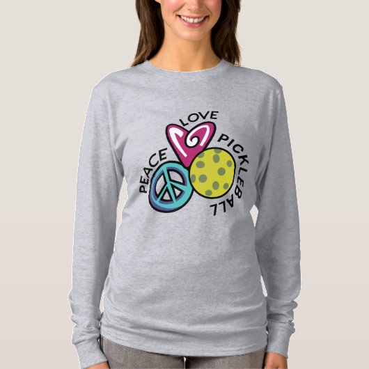 Liebe Pickleball T-Shirt (Vorderseite)