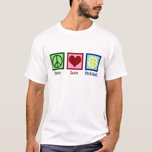Liebe Pickleball T-Shirt (Vorderseite)
