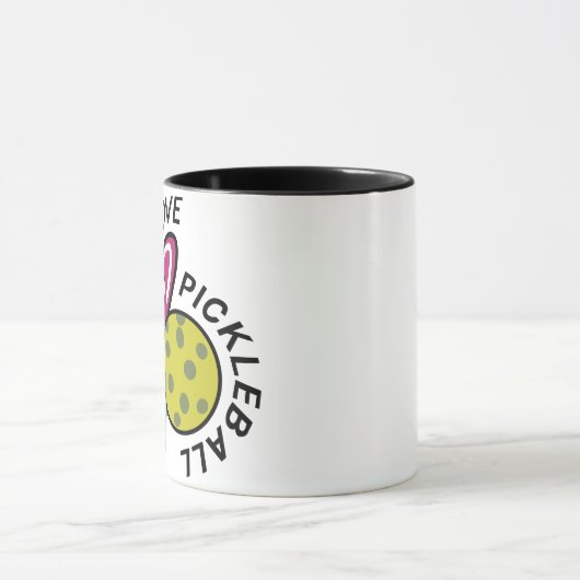 Liebe Pickleball Tasse (Zentrum)