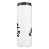 Liebe Pickleball Thermosbecher (Rückseite)