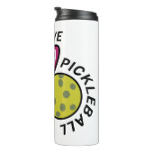 Liebe Pickleball Thermosbecher (Nach rechts gedreht)