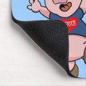 Liebe Piggy Mousepad (Ecke)