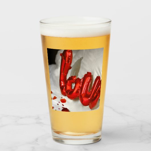 LIEBE PILLOW GLAS (Vorne (Gefüllt))