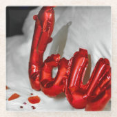 LIEBE PILLOW GLASUNTERSETZER (Vorderseite)