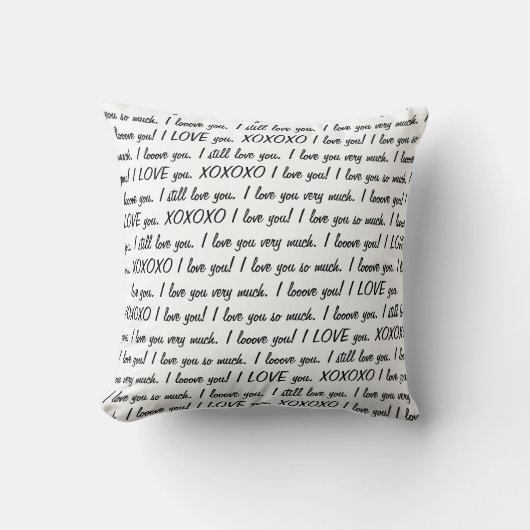 Liebe Pillow Kissen (Vorderseite)