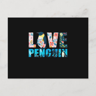 Liebe Pinguin Postkarte