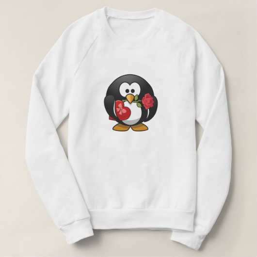 Liebe Pinguin Sweatshirt T-Shirt (Design vorne)