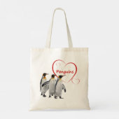 Liebe Pinguine Bag Tragetasche (Rückseite)
