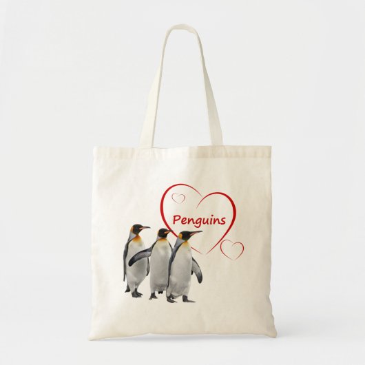 Liebe Pinguine Bag Tragetasche (Vorne)
