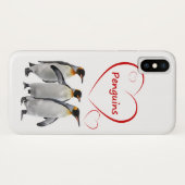 Liebe Pinguine iPhone X Fall (Wählen Sie Ihre Farb Case-Mate iPhone Hülle (Rückseite (Horizontal))