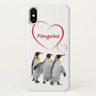 Liebe Pinguine iPhone X Hülle (Wählen Sie Ihre Far
