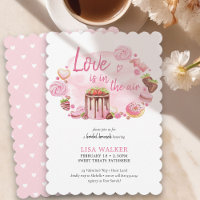 Liebe Pink Donut und süße Brunch-Hochzeit