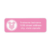 Liebe Pink-Familie Rücksendeadresse (Vorne)