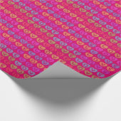 LIEBE Pink Gift Wrap Geschenkpapier (Ecke)