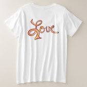 Liebe Pink Glamour Inspiration Art Shirts (Design Rückseite)